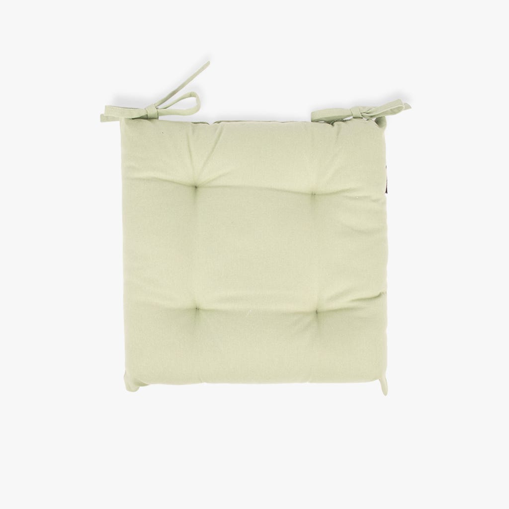 174386806_1.jpg Coussin de Chaise Coton Vert Clair 4EVERYDAY - Image 1