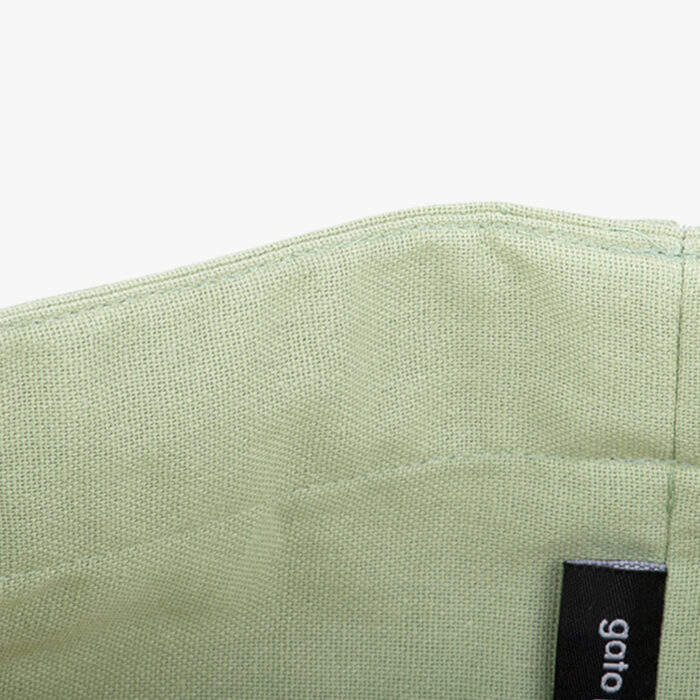 Corbeille et Sac à Pain Coton Vert Clair 4EVERYDAY – Image 2