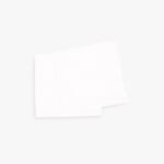 Lot de 2 Serviettes de Table Coton Blanc 4EVERYDAY