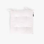 Coussin pour Chaise Coton Blanc 4EVERYDAY