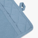 Manique de cuisine Carrée en Coton Bleu 4EVERYDAY – Image 4