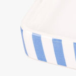 Plateau de Bain à Rayures Bleues et Blanches VICHY – Image 4