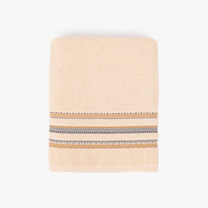 Serviette de Bain Corps Coton Rayures ESNA – Image 1