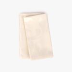 Ensemble 2 Serviettes Jacquard Feuilles Perle WHISPER