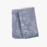 Ensemble Serviettes Jacquard Feuilles Bleu WHISPER