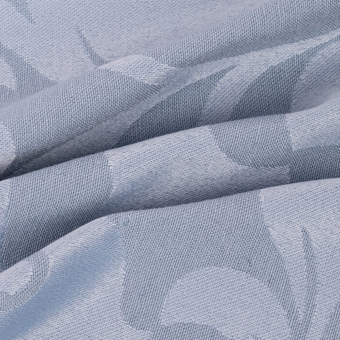 Ensemble Serviettes Jacquard Feuilles Bleu WHISPER – Image 2
