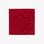 Ensemble 2 Serviettes Jacquard Feuilles Bordeaux WHISPER – Image 2