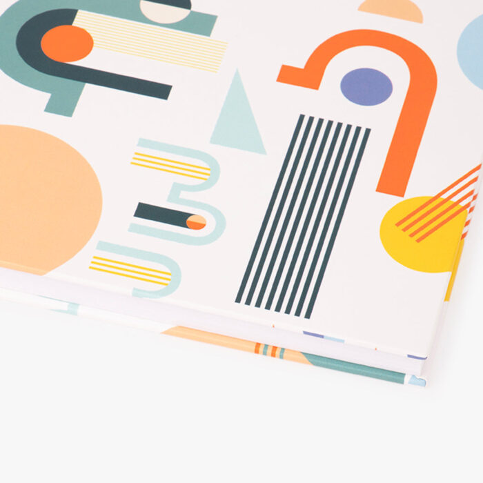 Carnet Couverture Rigide Pointillé Géométrique A5 GROOVY – Image 4