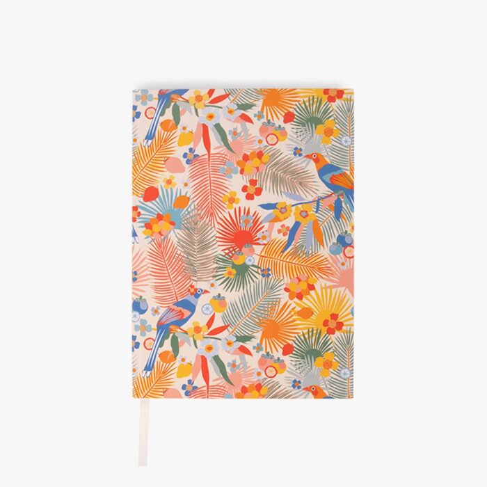 Carnet Couverture Rigide Pointillé Oiseau A5 SUMMER SHADES – Image 1