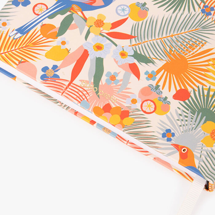 Carnet Couverture Rigide Pointillé Oiseau A5 SUMMER SHADES – Image 2