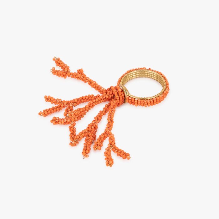 Rond de serviette Algues Orange MER – Image 1