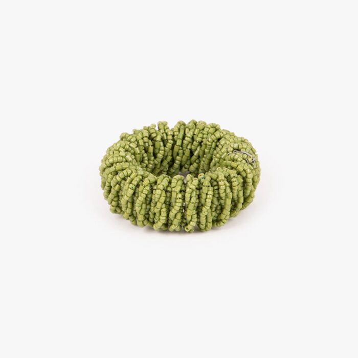 Rond de serviette Perles Vert BEAD – Image 1