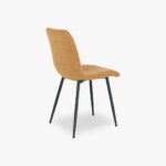 Chaise Moutarde avec Pieds en Métal Noir RIBE – Image 5