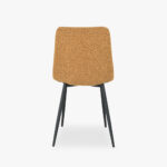 Chaise Moutarde avec Pieds en Métal Noir RIBE – Image 6