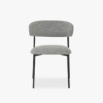 Chaise Grise et Noire avec Structure en Noir VARDE - Image 2