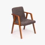 Chaise Grise sans Accoudoirs RIGA