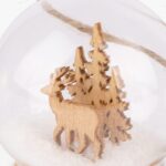 Boule de verre cerf 5 cm – Image 2