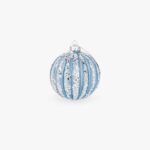 Boule Verre Bleu 8cm NEW BRIGHT