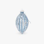 Boule en Verre Larme Bleue 14cm NEW BRIGHT