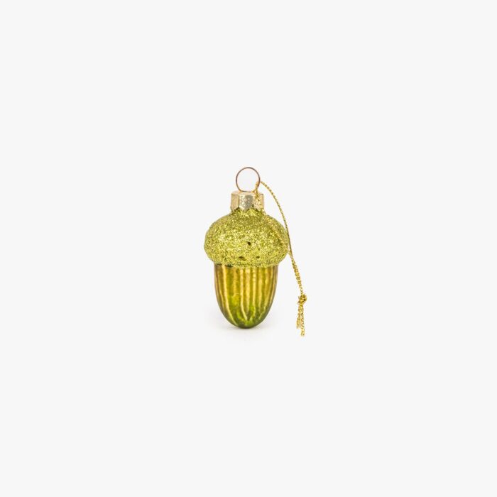 Décoration Verre Gland Vert 6cm COZY – Image 1