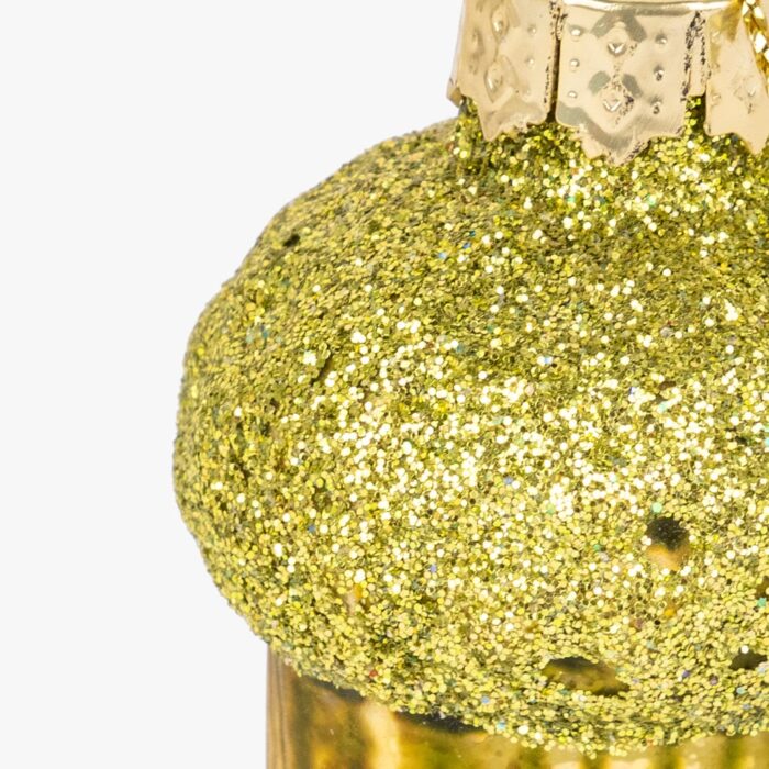 Décoration Verre Gland Vert 6cm COZY – Image 2