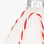 Boule de Verre Larme Blanc et Rouge 13cm COZY – Image 2