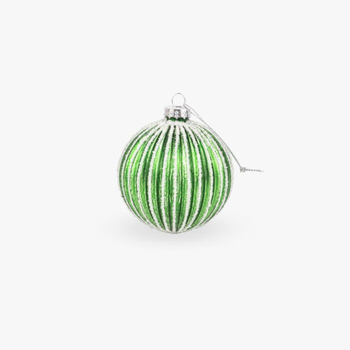 Boule Verre Vert 8cm COZY – Image 1