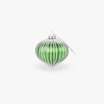 Boule Verre Goutte Verte 11cm COZY