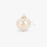Boule Verre Goutte Colorée 8cm KITSCH