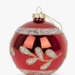 Boule de Verre Houx Rouge 8cm COZY – Image 2