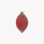 Boule de Verre Larme Rouge 14cm NEW BRIGHT