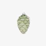 Décoration Pomme de Pin Verte 13cm COZY