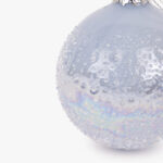 Boule Verre Pics Bleu 8cm NEW BRIGHT – Image 2