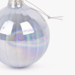 Boule Verre Bleu 8cm NEW BRIGHT – Image 2