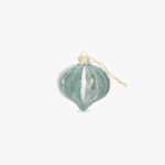 Boule Verre Goutte Rayures 8cm NEW BRIGHT