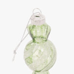 Ornement Verre Bonbon Vert 9,5cm KITSCH – Image 2