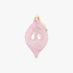 Boule de Verre Larme Rose 8cm NEW BRIGHT