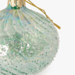 Boule Verre Goutte Vert Eau 8cm NEW BRIGHT – Image 2