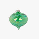 Boule Verre Vert 10cm NEW BRIGHT