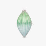 Boule de Verre Larme Verte 7cm NEW BRIGHT