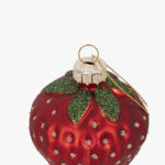 Ornement Verre Fraise Rouge 5cm KITSCH – Image 2