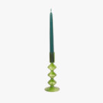 Bougeoir en verre vert COZY - Image 2