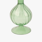 Bougeoir en verre vert NEW BRIGHT – Image 3