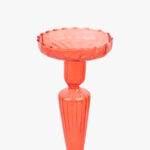 Bougeoir en verre rouge COZY – Image 3