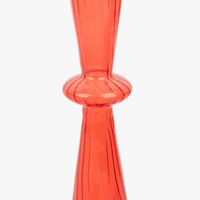 Bougeoir en verre rouge COZY – Image 4