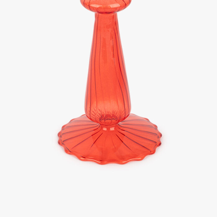 Bougeoir en verre rouge COZY – Image 5