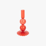 Bougeoir en verre rouge COZY – Image 3