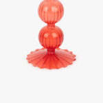 Bougeoir en verre rouge COZY – Image 4
