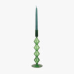 Bougeoir en verre vert COZY – Image 2