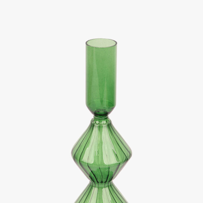 Bougeoir en verre vert COZY – Image 3